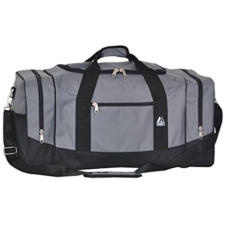 Everest Large Crossover Duffel Bag - Dark Grey & Black EV122729
